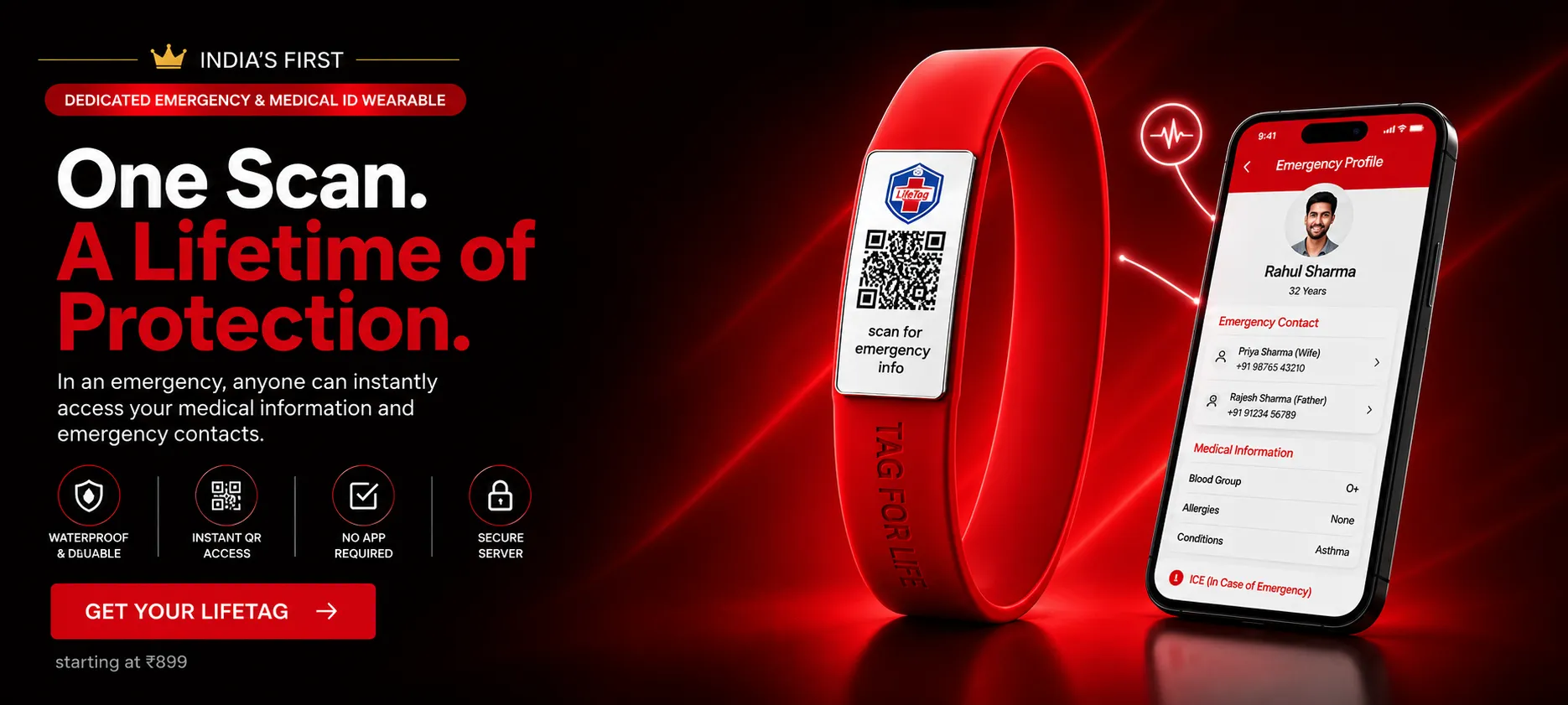 The Tag For Life - Smart Emergency Identification